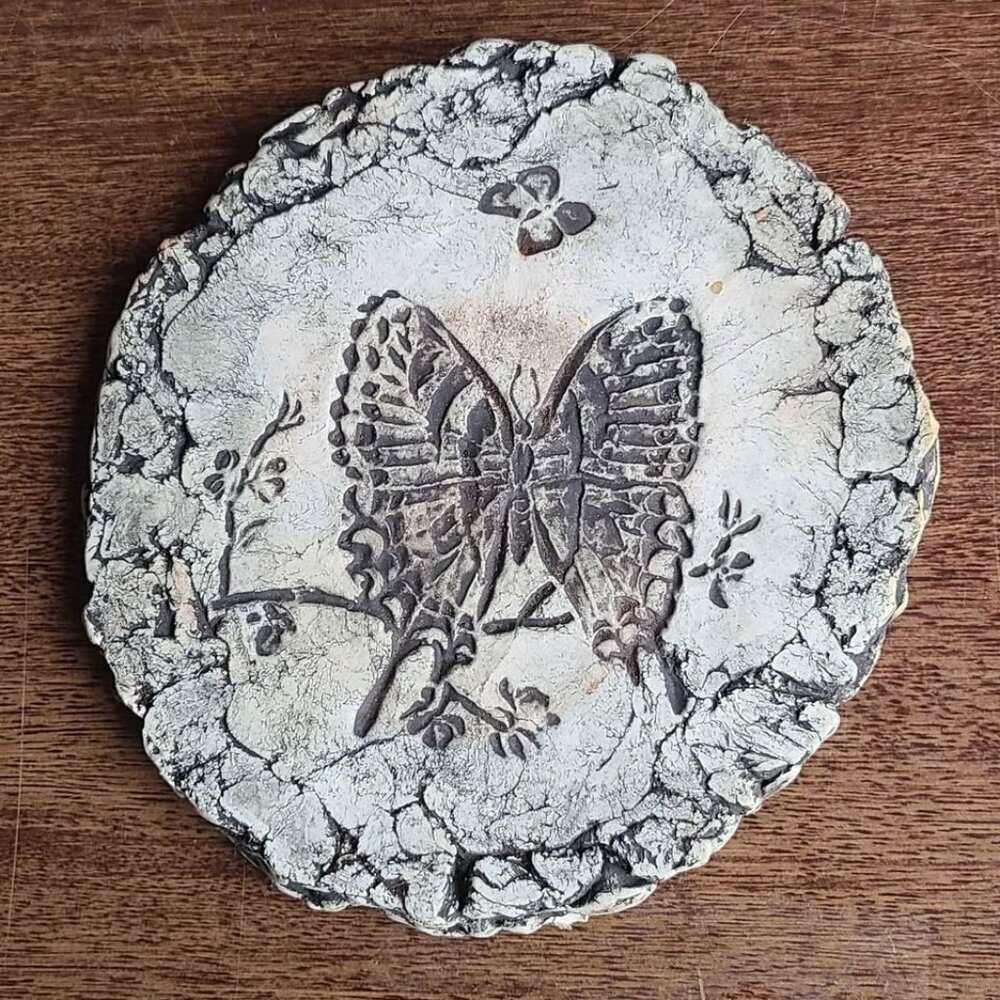 Shapes Of Clay Butterfly By Stan Langtwait - Made With Mt. St. Helen’s Ash